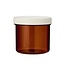 Flacon à comprimés 120 ml brun avec bouchon 35 pièces