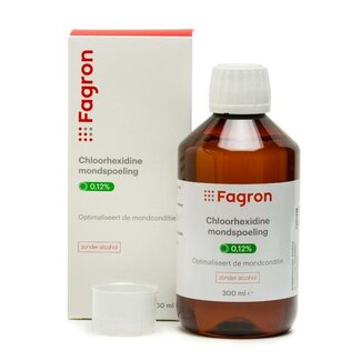 Fagron Fagron Chlorhexidine mouthwash 0.12% 300 Millilitres