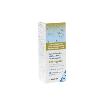 Sandoz Sandoz Xylometazoline 1mg/ml drops 10ml