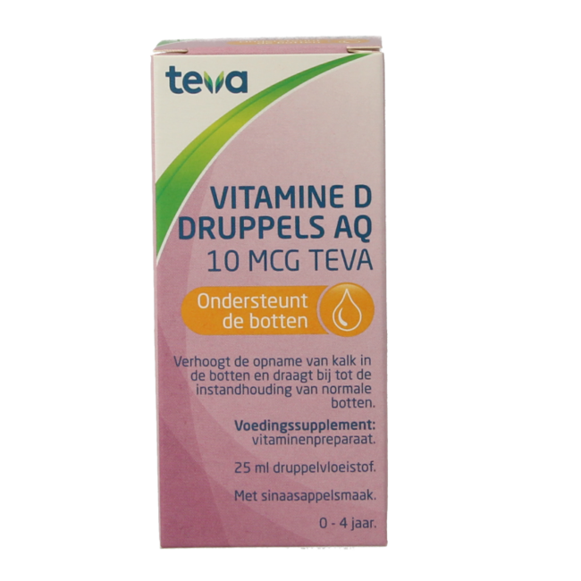 Teva Vitamina D AQ gotas 10 mcg 25,00 mililitros