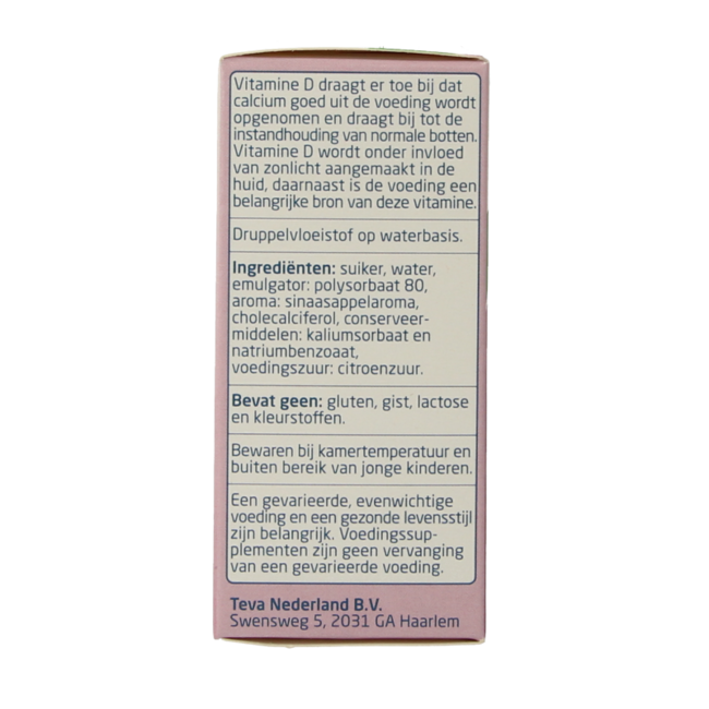 Teva Vitamina D AQ gotas 10 mcg 25,00 mililitros