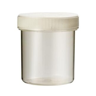Spruyt Hillen Tablettenfläschchen 40 ml transparent mit Deckel 80 Stück