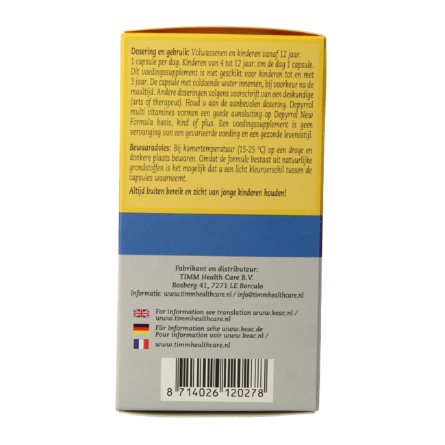 Copper-free multi 60 Vegetarian capsules
