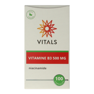 Vitals Vitamin B3 Niacinamid 500 mg 100 Kapseln