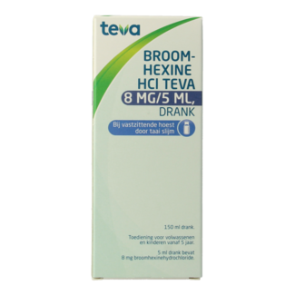 Teva Teva Bromhexin HCL 8 mg / 5 ml 150 Milliliter