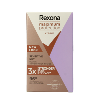 Rexona Desodorante en barra Rexona Maximum Protection Sensitive para mujer 45 ml
