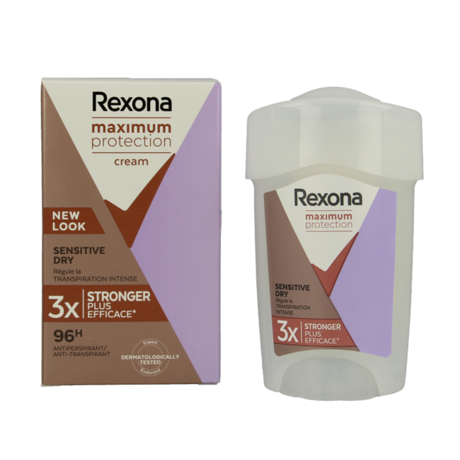 Rexona Deodorant stick women max prot sensitive 45 Milliliter