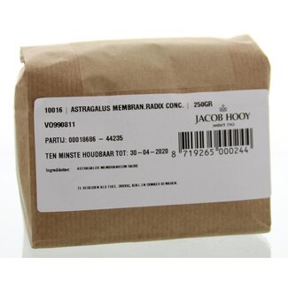 Jacob Hooy Astragalus radix gesneden 250 Gram
