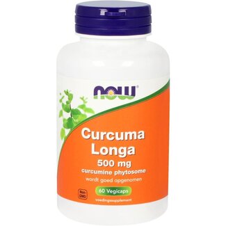 NOW NOW Curcuma longa 500mg (fitosom kurkuminy) 60 Kapsułek wegetariańskich