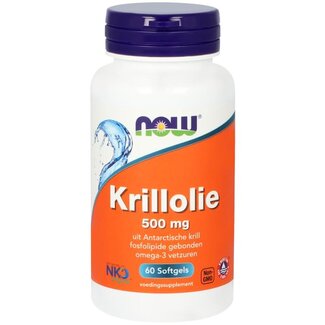 NOW NOW Krillöl 500mg 60 Softgels