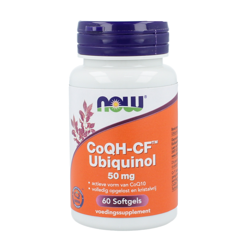 NOW Co-Q10 Ubiquinolo 50mg 60 Softgel - Energia Cellulare