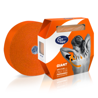 Cure Tape Cure Tape Kinesio-Tape Giant Orange 5cm x 31,5m, 1 Stück