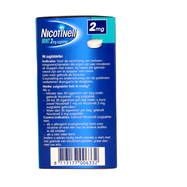 Nicotinell Mint 2 mg, 96 tabletek do ssania