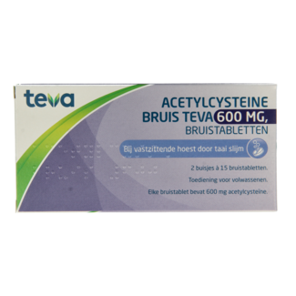 Teva Acetylcystein 600 mg 30 Brausetabletten