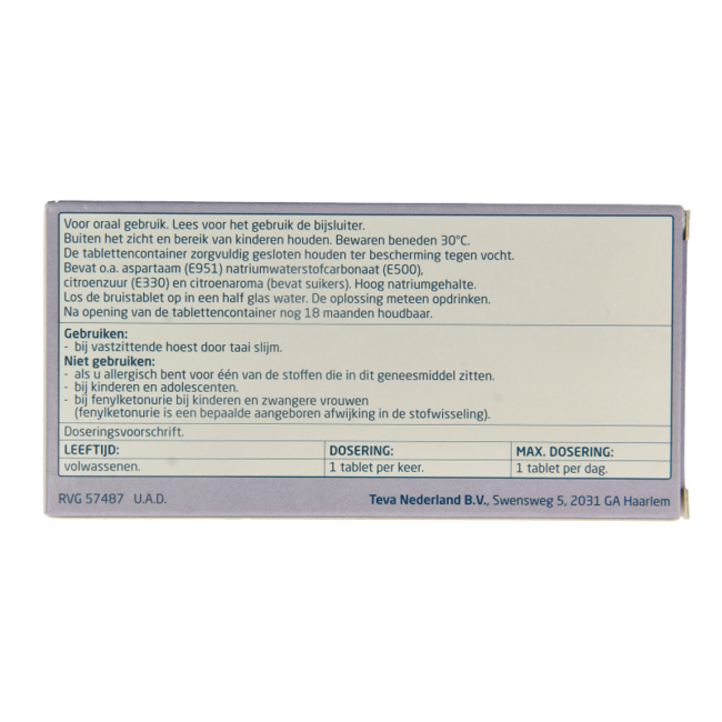 Acetilcisteína 600 mg 30 comprimidos efervescentes