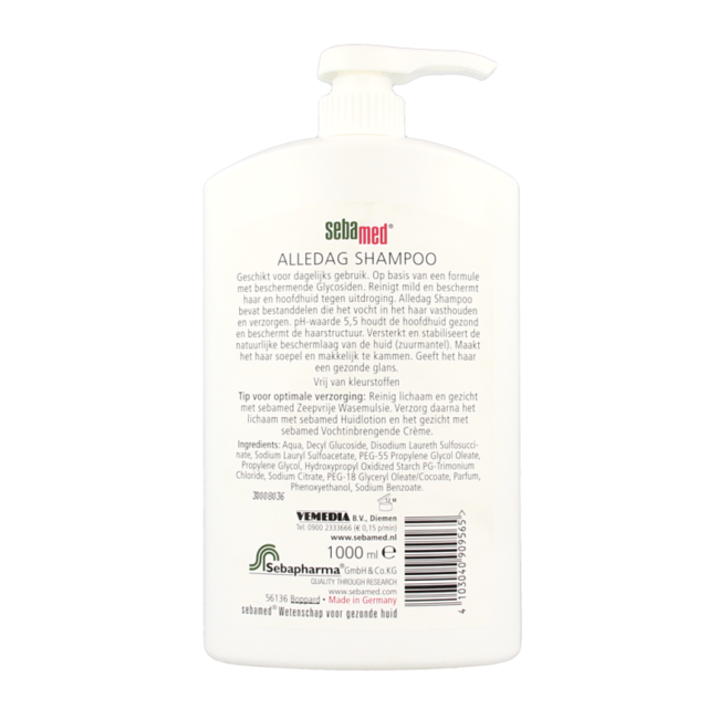 Sebamed Shampooing usage quotidien avec pompe 1 litre