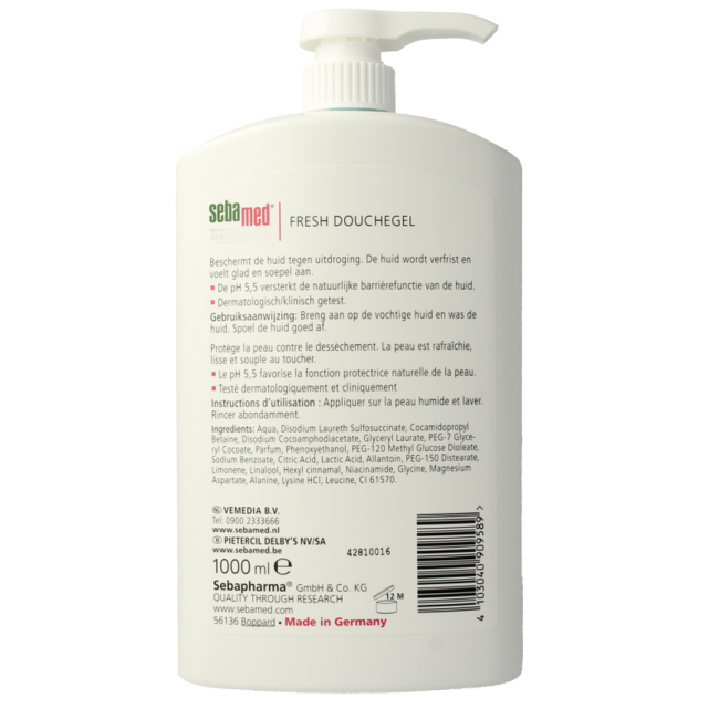 Sebamed Duschgel Pumpe 1 Liter