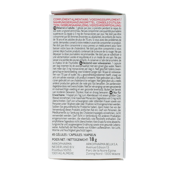 Arkocaps Riso rosso fermentato bio 45 Capsule