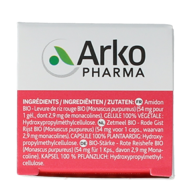 Arkocaps Bio Czerwony Ryż Drożdżowy 45 Kapsułek