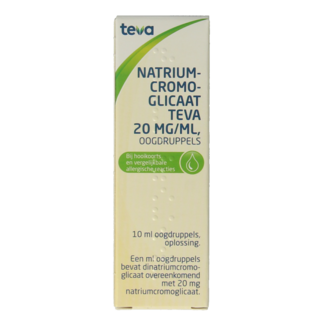 Teva Teva Sodium Cromoglicate 20mg eye drops 10 Millilitres