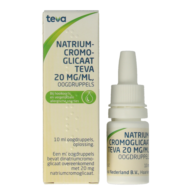 Teva Sodium Cromoglicate 20mg eye drops 10 Millilitres