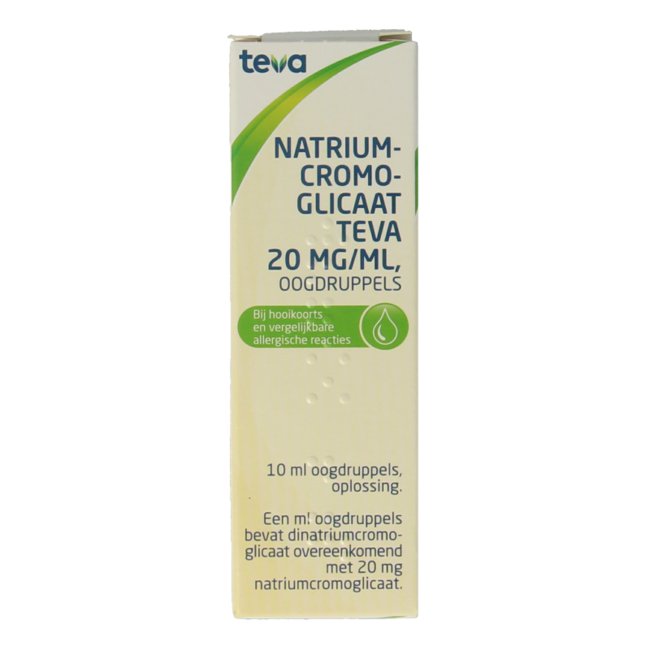 Teva Cromoglicato de sodio 20 mg colirio 10 ml