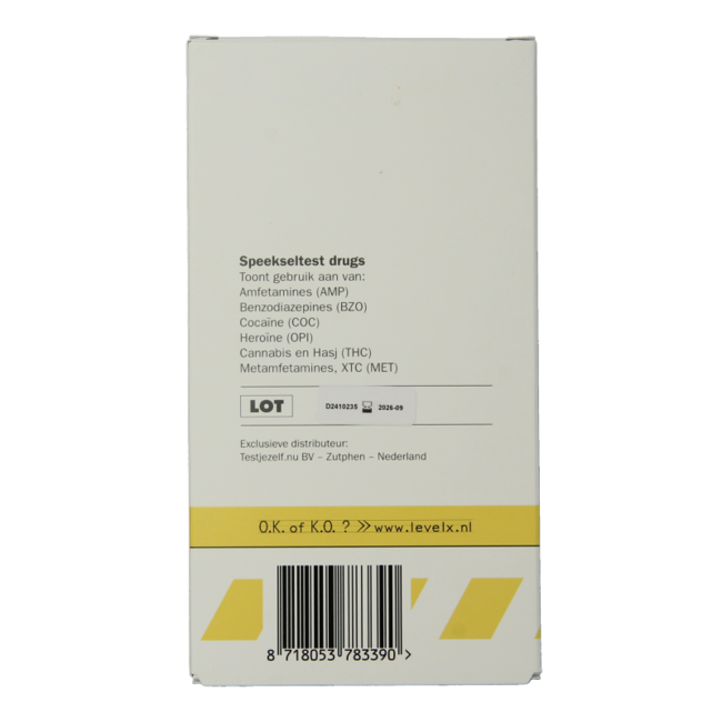 Speichel-Drogentest Level X, 1 Stück