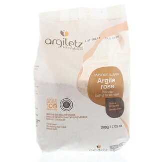 Argiletz Arcilla rosa superfina Argiletz 200 gramos