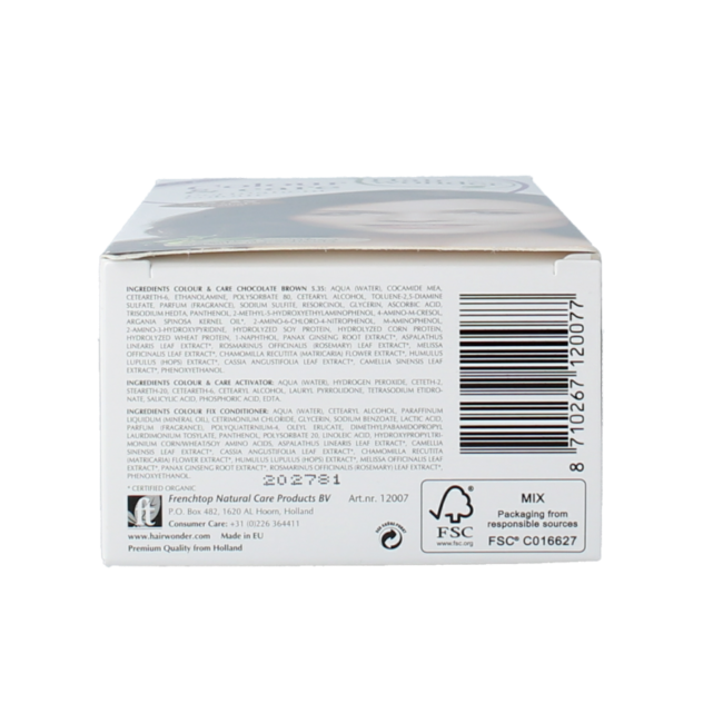 Coloration permanente Long Lasting Colour 5.35 brun chocolat 100 ml