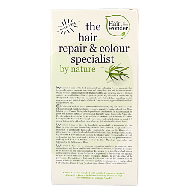 Hairwonder Colour & Care 6.35 avellana 100 Mililitros