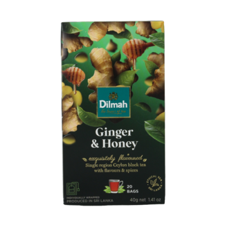 Dilmah Dilmah Té de jengibre y miel Fun Tea 20 bolsitas