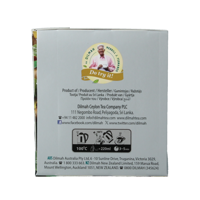 Dilmah Ginger & honey fun tea 20 sachets