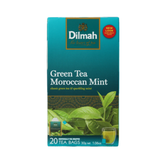 Dilmah Dilmah Selección de té verde con menta marroquí 20 bolsitas