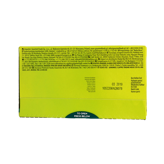 Selezione di Tè Verde Puro Dilmah, 20 Bustine