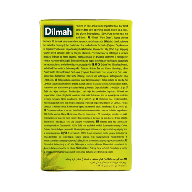 Dilmah Pure Green Tea Selection 20 Tea Bags
