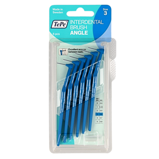 TePe TePe Angle Blue 0.6 mm Size 3 6 Pack