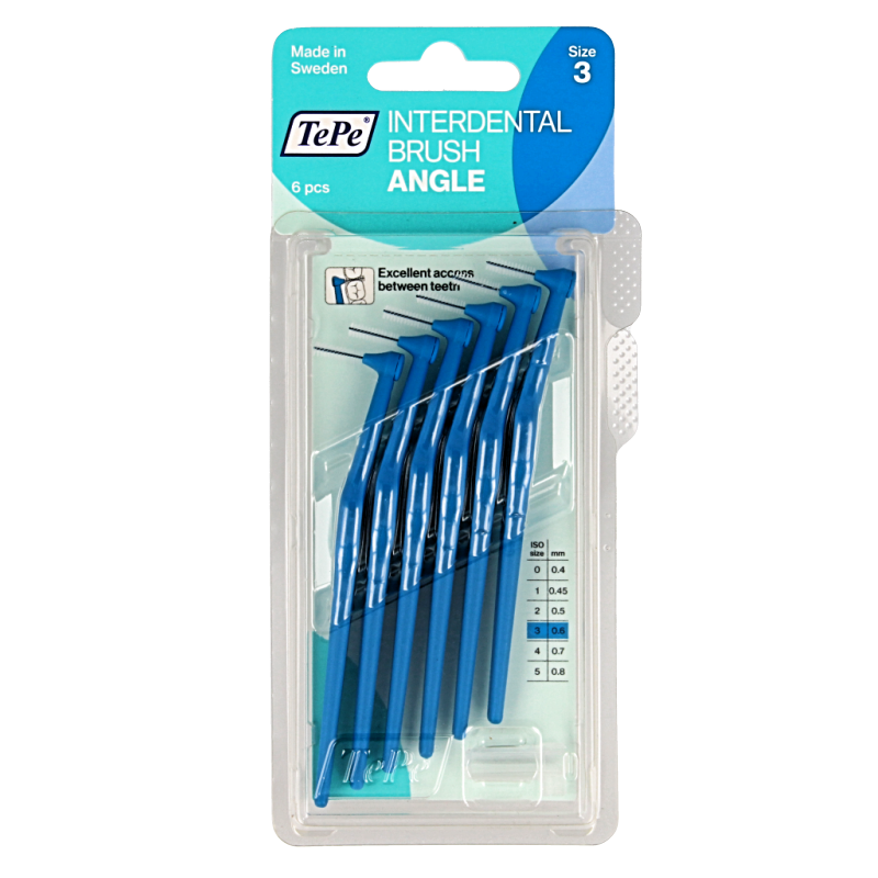 TePe Angle azul 600 µm talla 3 6 unidades