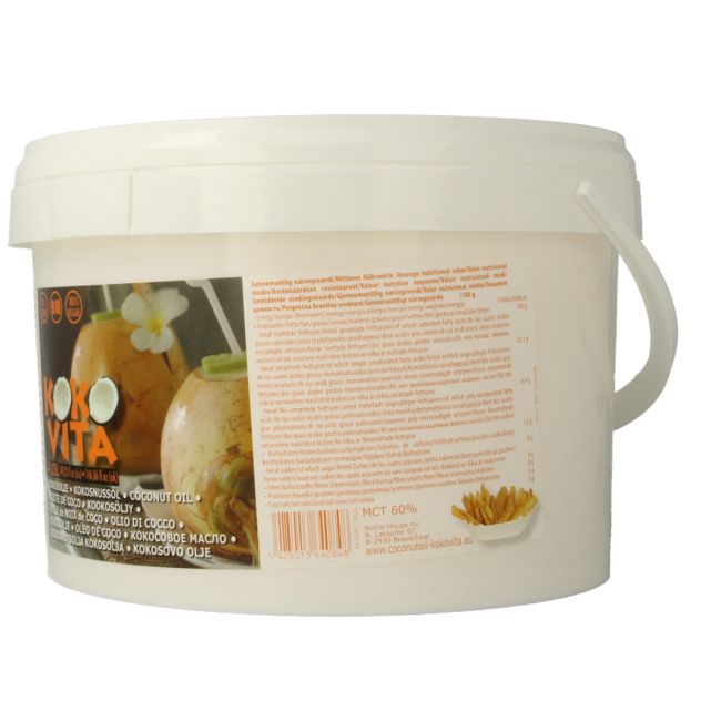 Huile de coco Kokovita désodorisée bio 4150 Millilitres