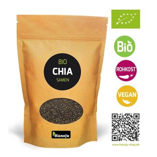 Hanoju Hanoju Semillas de chía bolsa de papel bio 1 Kilogramo