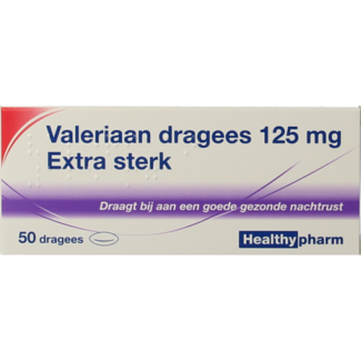 Healthypharm Valeriana extra fuerte 125mg 50 grageas