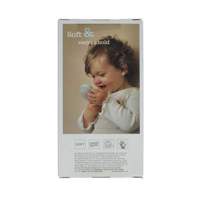 Brosse et peigne 1 pièce