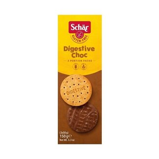 Schar Digestive chocolate sin gluten 150 Gramos