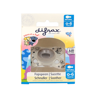 Difrax Natural soother 0-6 months Woezel & Pip 1 piece