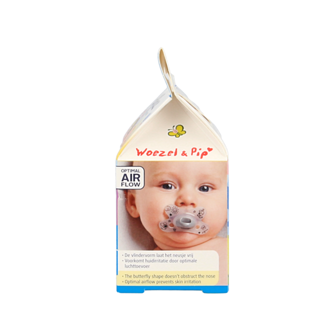 Fopspeen natural 0-6 maanden Woezel & Pip  1 Stuks