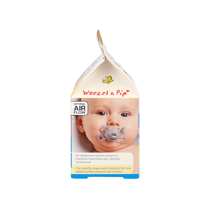 Natural dummy 0-6 months Woezel & Pip 1 Piece