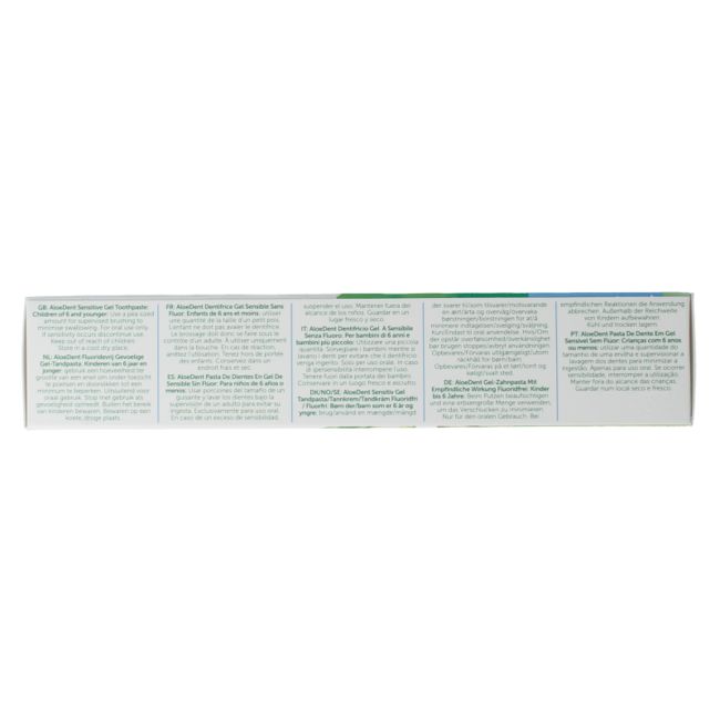 Aloe Dent Aloe Vera Toothpaste Sensitive 100 Millilitres
