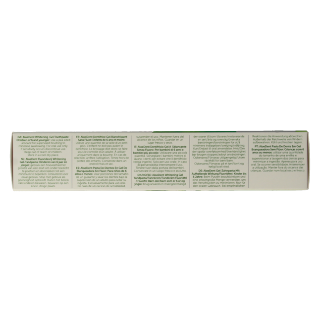 Aloe dent aloe vera tandpasta whitening 100 Milliliter