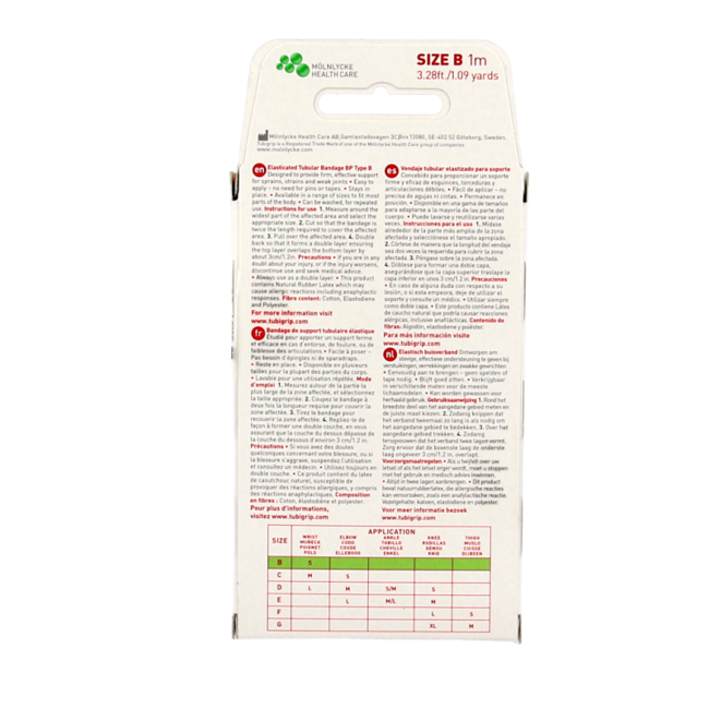 Vendaje tubular elástico B blanco 1520 1 unidad