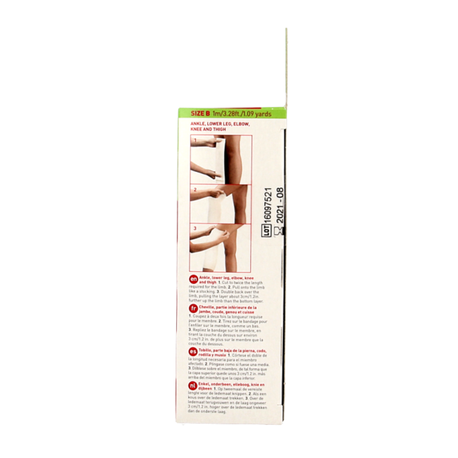 Elastic tubular bandage B white 1520 1 piece