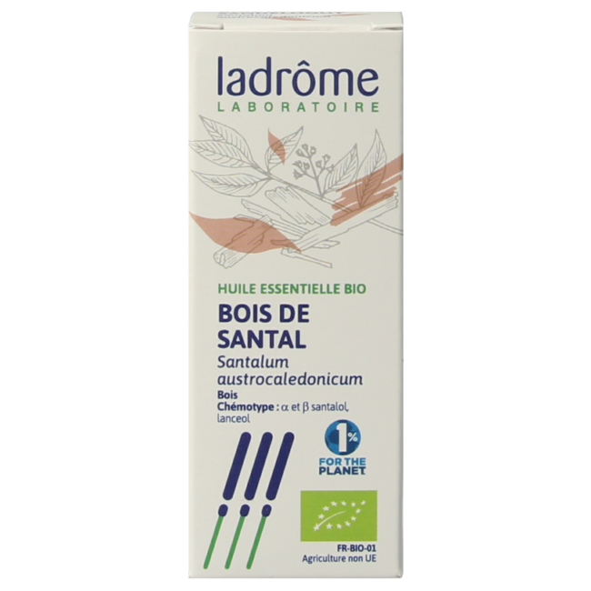 Huile essentielle de bois de santal bio Ladrome 5 ml